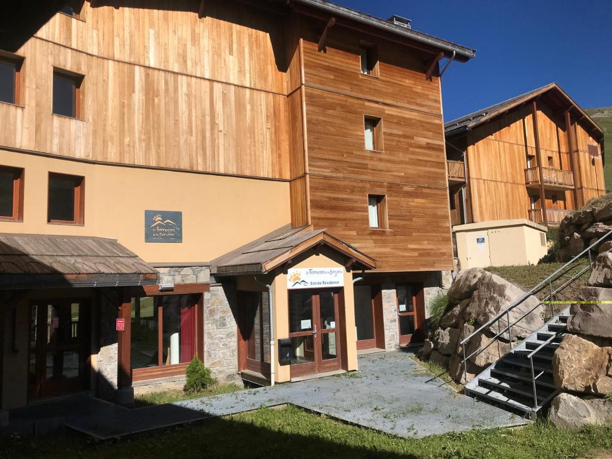 T2 Skis Aux Pieds Les Terrasses De La Bergerie Orcières Eksteriør bilde